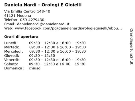 Daniela Nardi Orologi e Gioielli.